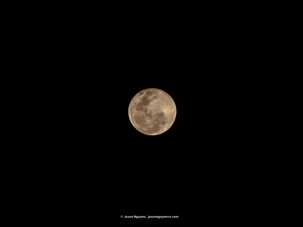 The Moon on Feb 25, 2024